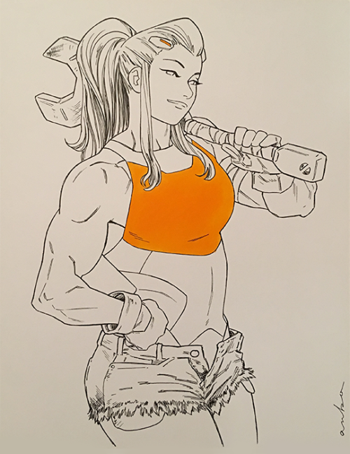 mekamecha:  Brigitte Lindholm by Kris Anka