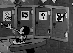fortunecookied:Betty Boop - Bimbo’s Initiation (1931)Bimbo has to undergo a series of harrowing ritu