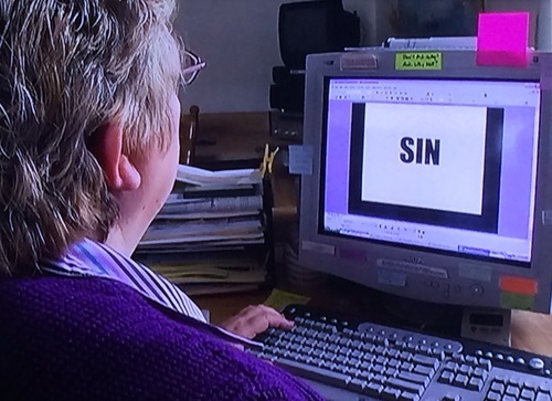 uriecriss:  “What are you doing on the computer all the time?”  