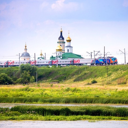 Russia, railways and orthodox churches.photos by...