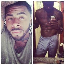 xemsays:  rapper, Sage The Gemini from HBK Gang posted up in gray boxer briefs for Friday afternoon selfie. 