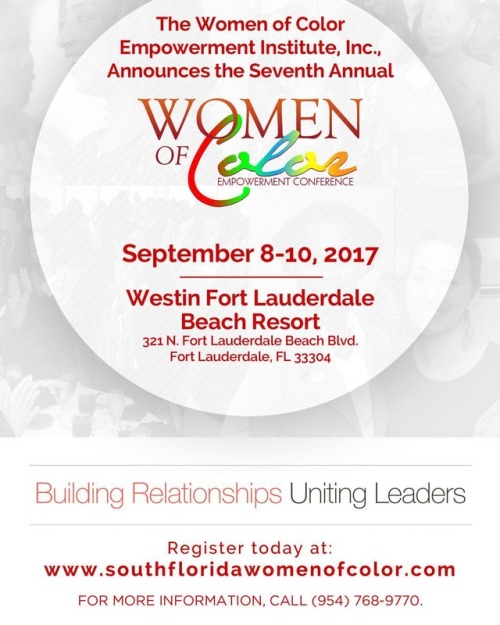 The Women of Color Empowerment Conference is almost here! The org’s focused on building relati