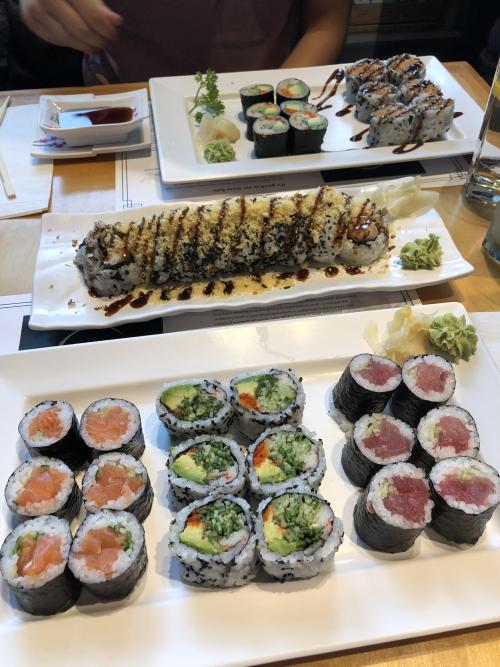 Finally was able to go out for sushi at my favourite local place.Source: reddit.com/r/foodpo