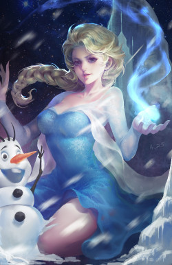 art-of-cg-girls:  Elsa by san mufan