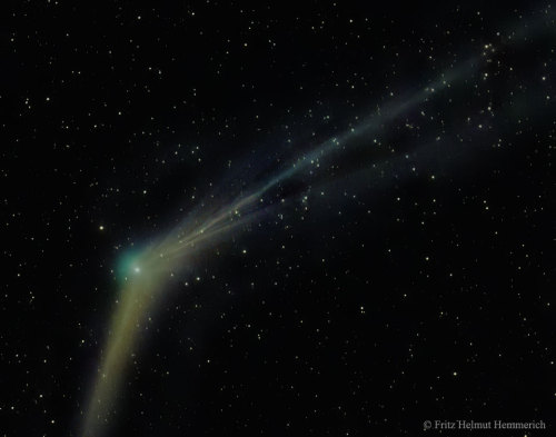 Comet Catalina Emerges : Comet Catalina is ready for its close-up. The giant snowball from the 