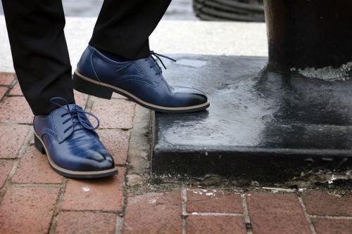 The Downtown Dapper line of men’s dress shoes sized for women, trans men, and non binary peopl