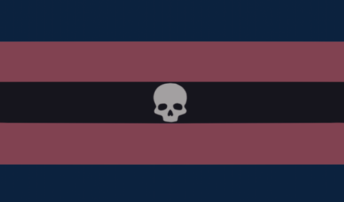 grotendous:goth trans flag  I love this