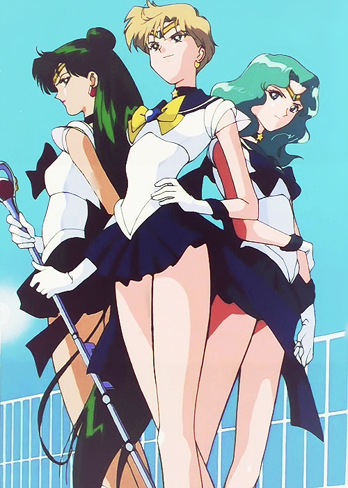 dangerousperfectionparadise:  Super Outer Senshi - Pluto, Uranus & Neptune