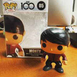 DAY ONE HUNDRED AND EIGHTY ONE. Some Monty love in @braggart&rsquo;s office! @clarkinlarkin (Find it: https://www.facebook.com/TexturemeCustoms/) #The100