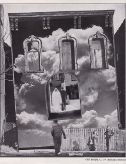 surrealist-phantoms:Michael Tunk &amp; Adrian Velazco - The Funeral Of A Crooked House