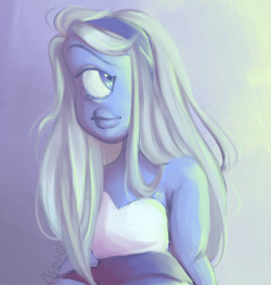 narootos:  messy sapphire drawin   ❄   