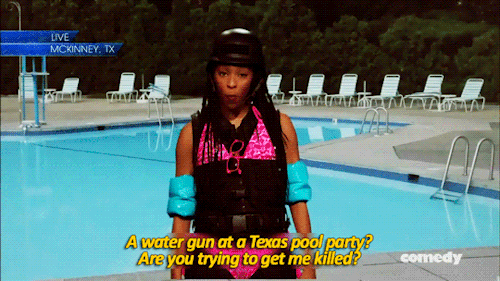 thecreatorisbrown:  sandandglass:  TDS, June 8, 2015Jon Stewart and Jessica Williams discuss the police incident at a pool party in McKinney, Texas  That last statement really fucked with me. “Because no one is dead” fuuuuuuuuuuuuck