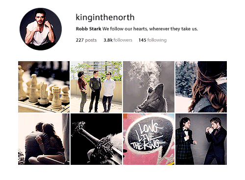 greeneskyes:asoiaf instagram AU: Stark kids