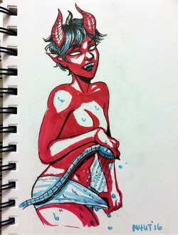 n4uty:  My popstar succubi …. based off a picture of Rihanna that I’m 10000% in love with