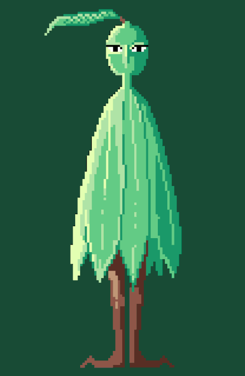 harvestlocks:  Just a quick simple pixel art animation test with Leafy !! These are so enjoyable to make !! 