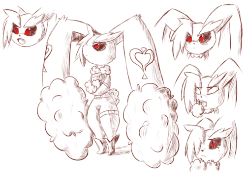 [Random Lopunny Sketch Design]Ayy, another sketch of a random Lopunny. I was bored during classes an