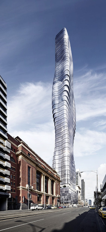 manhood:yamakucci:Beyoncé’s Ghost has inspired plans for a curvaceous, 226-meter-tall in Melbourne. 