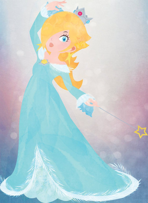 Rosalina from Super Mario GalaxyThis is my first Vector fanart