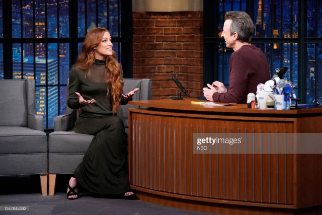 Late Night with Seth Meyers, March 2, 2023 - Riley Keough