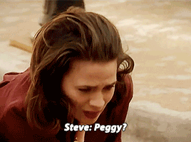 mamalaz:Howard and Peggy travel to the future and meet the Avengers (Manip)When Howard’s newest inve