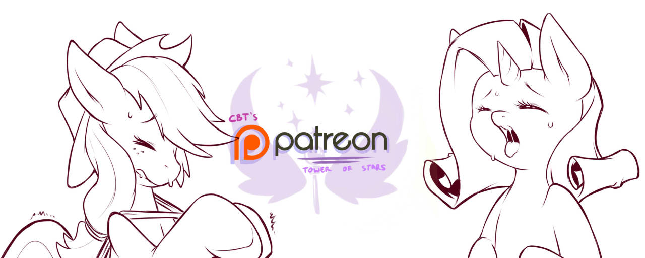 Pony Wedgies! Two linearts from the first folio set posted. Since you folks just