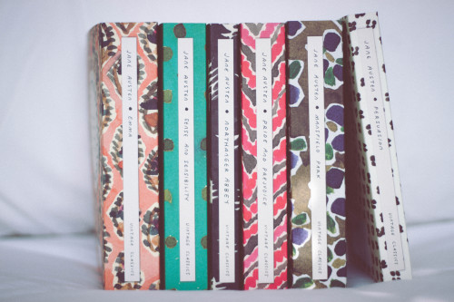 nineteenoone:The new Vintage Classic editions of Jane Austen’s novels. 