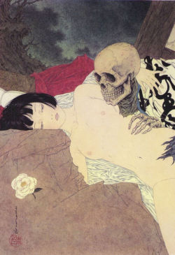 nevver:  Takato Yamamoto  Not sure these are really beautiful, intricate detailed and very interesting also a little disturbing