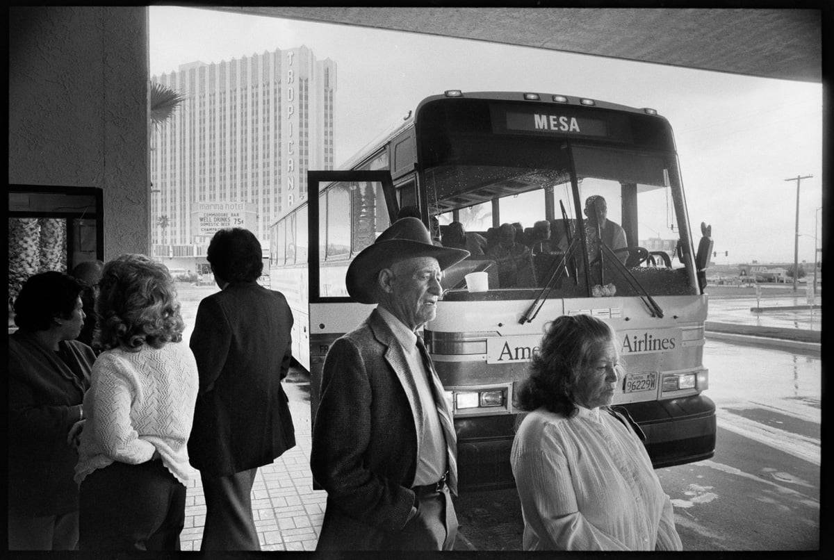 Vintage Las Vegas — In front of the Marina Hotel & Casino, Las Vegas,...