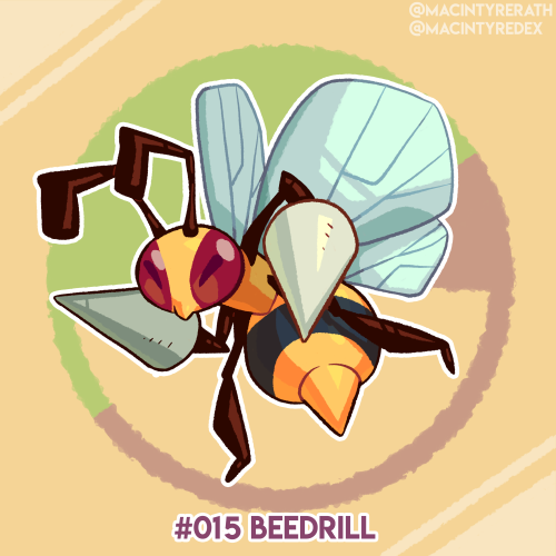 New Pokédex entry added!No.015 Beedrill