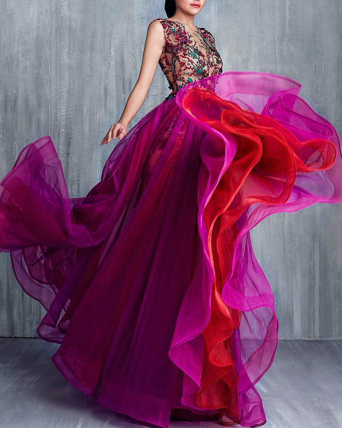 missharpersworld:  confessionsofabollywoodgirl:  Tony Chaaya Evening Dresses 2016