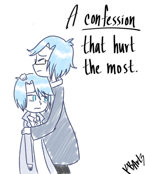 Day two of @hatofulshipweek The theme being confession, I’ll never forget what Yuuya did to save Sak