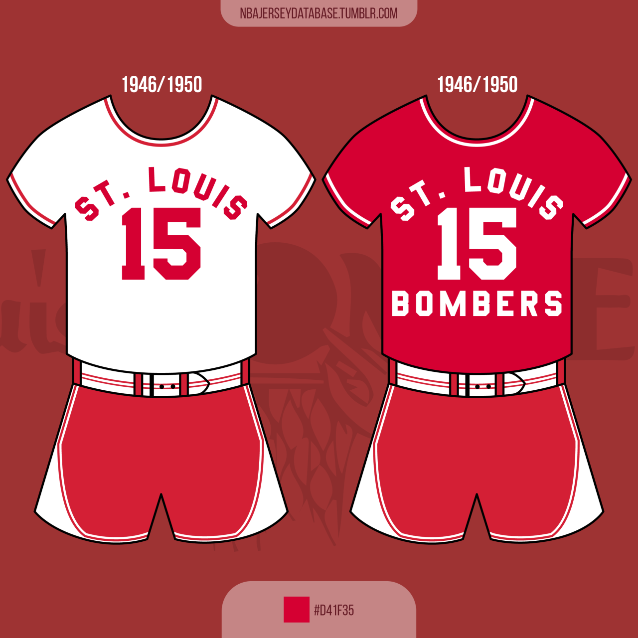 St. Louis Bombers Roster, Schedule, Stats (1949-1950)