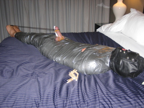 2bhelpless:  So helpless and rewarded with a vibrator on his large cock.  He was a very obedient boy. 