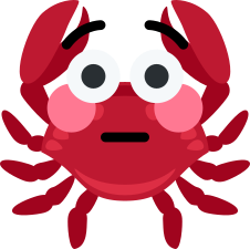 Crab Wielding Knife, Crab Blushing, Crab Wielding Knife And Blushing