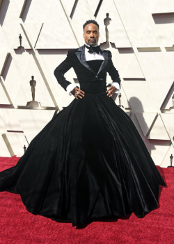 missdontcare-x:  Billy Porter attends the 91st Annual Academy Awards at Hollywood and Highland on February 24, 2019 in Hollywood, California