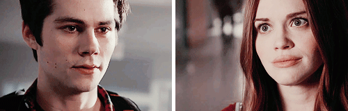 yeahstydia:  Stydia   staring at each other through the seasons 