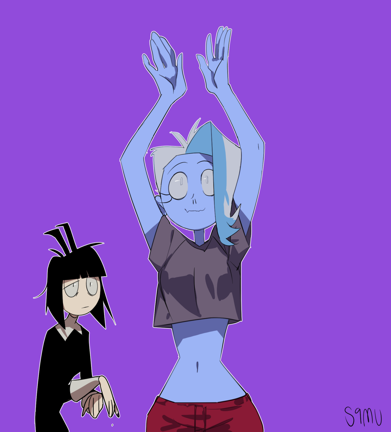 s9mu: Phanty said she could write happy birthday without her hands.  Happy Birthday,