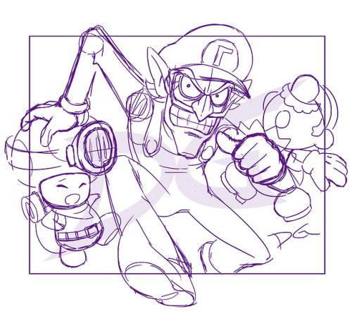 WIP (at least for today)@supersmashbrospics for the daily challenge1 - Most Wanted Newcomer - Waluig