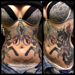 thievinggenius:  Tattoo done by Kat Abdy.