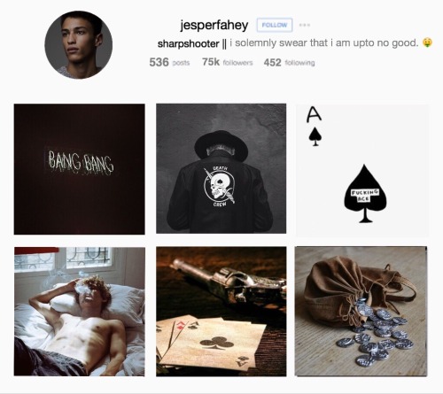 winterblues:Six of Crows || Social Media AU || The Dregs’ Instagrams || Brekker, his Wraith queen, h