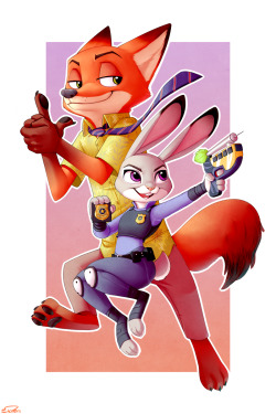 sidenart:  Nick and Judy are on the job!