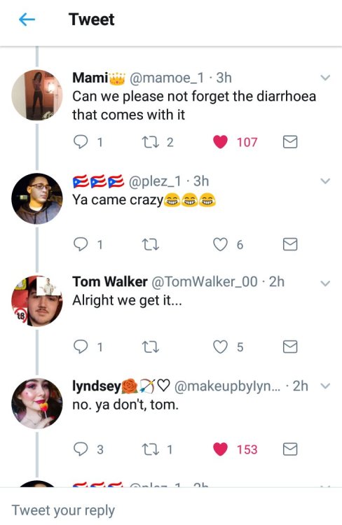 freyreh:  november-secrets: aki-anyway: No, you don’t, Tom. Unsurprisingly, a bunch of men are in the comments crying about how they’re “not allowed to make jokes”, not realizing that these women clapping back are doing exactly that. Just making