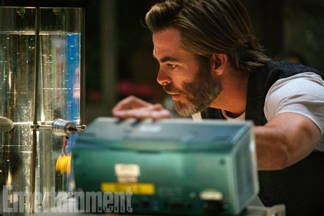 Well, well, well, wouldn’t you know it. Just when I’m feeling all chill–basking in the afterglow of this sweet pineapple’s turn as Steve Trevor–EW releases this pic. Look at him!! Lookin’ all intense and science-y. Now I’m right back into...