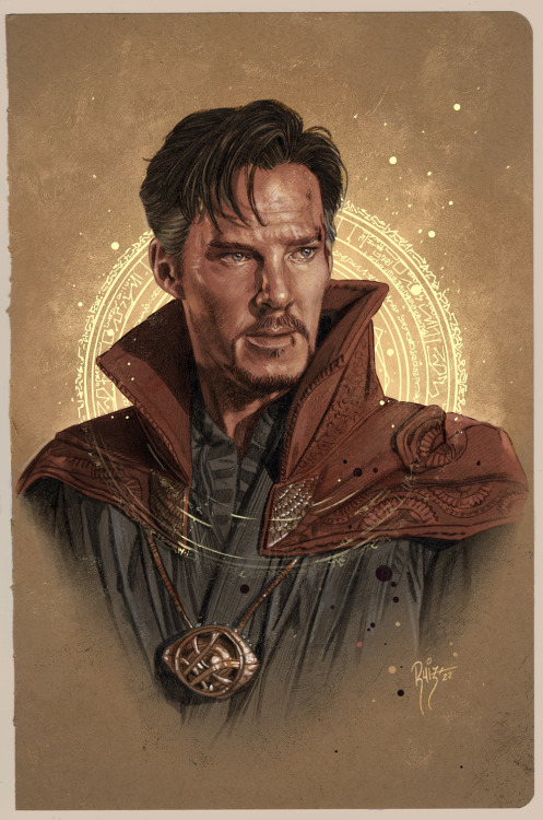 Doctor Strange - Created by Ruiz Burgos You can follow the artist on Instagram and Twitter.