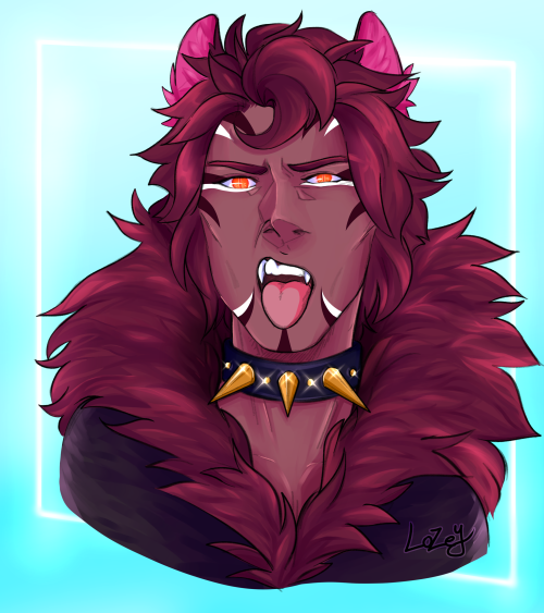 lozeyart: A gift for @yoa-artblog of Tugger! decided to try and break out of my comfort zone color w