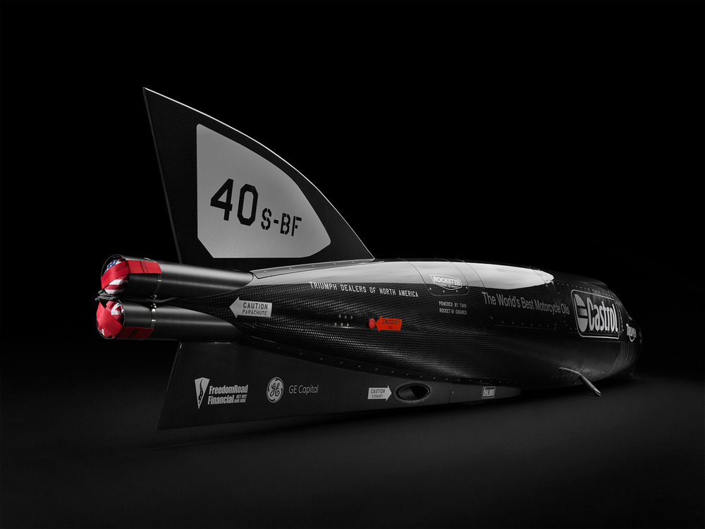 bobberinspiration:  &ldquo;The Castrol Rocket&rdquo;, Triumph Streamliner