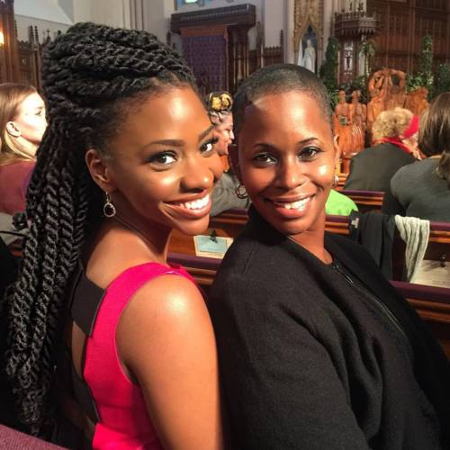 radicalbehavior:accras:divalocity:Beyond Beauty: Actress Teyonah Parris and her mother.How beautiful