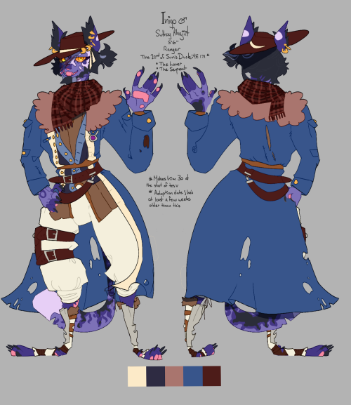 my boy&hellip; who took THREE DAYS TO MAKE REFERENCE FOR,hes a cowboy and ive decided elsweyr is