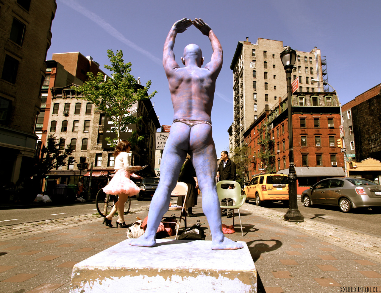 Take Back The Park For Art The performance art demonstration against the Citi Bike share station in Petrosino Square continued again today. The share station takes up a large section of the park which once hosted public art installations.
More from...