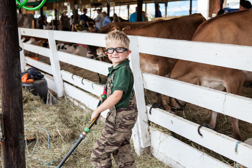 At the Dutchess County Fair.